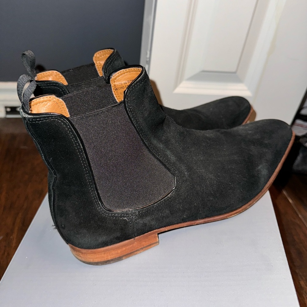 Aldo Black Suede Boots